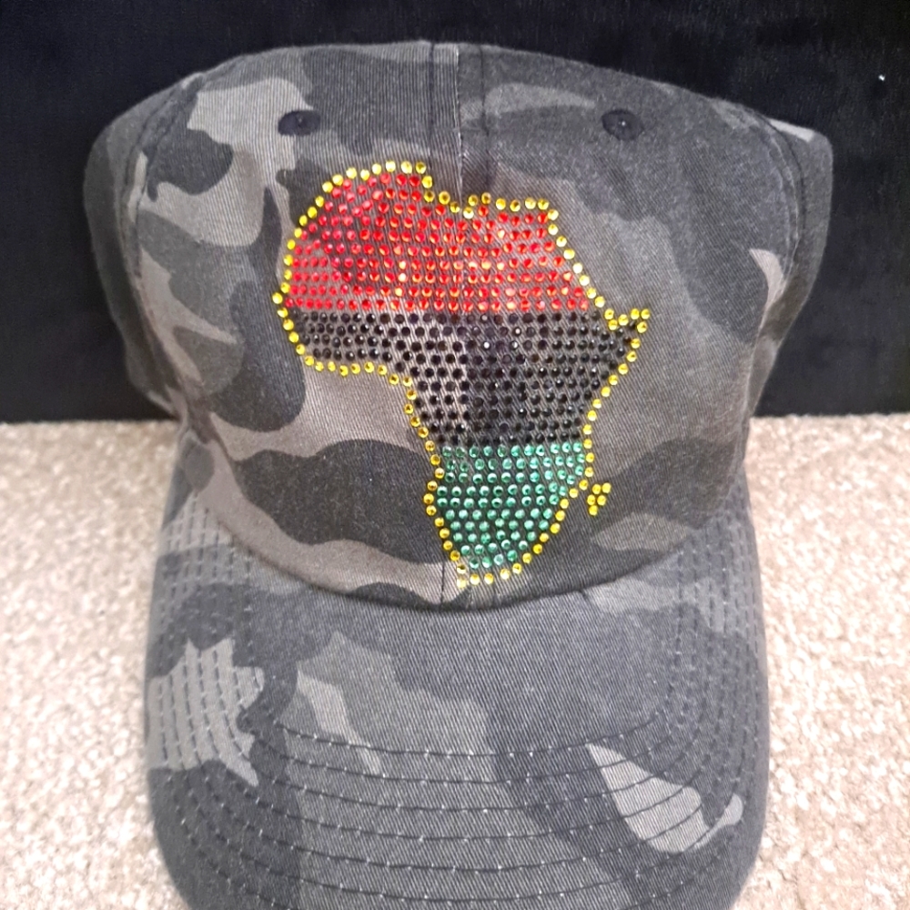 Black camo cap